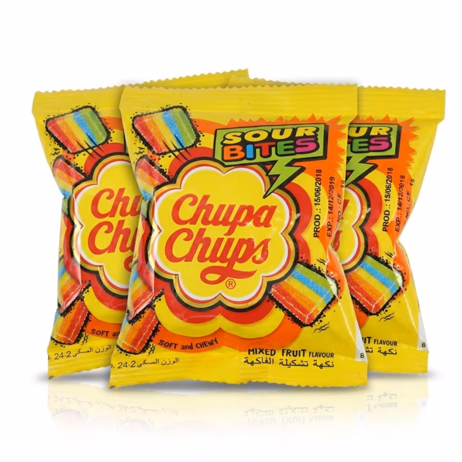 3 Chupa Chups Sour Bites 24.2g