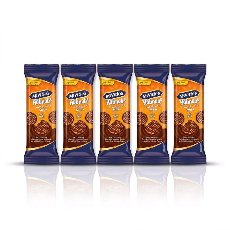 5 McVities Hobnobs 30g