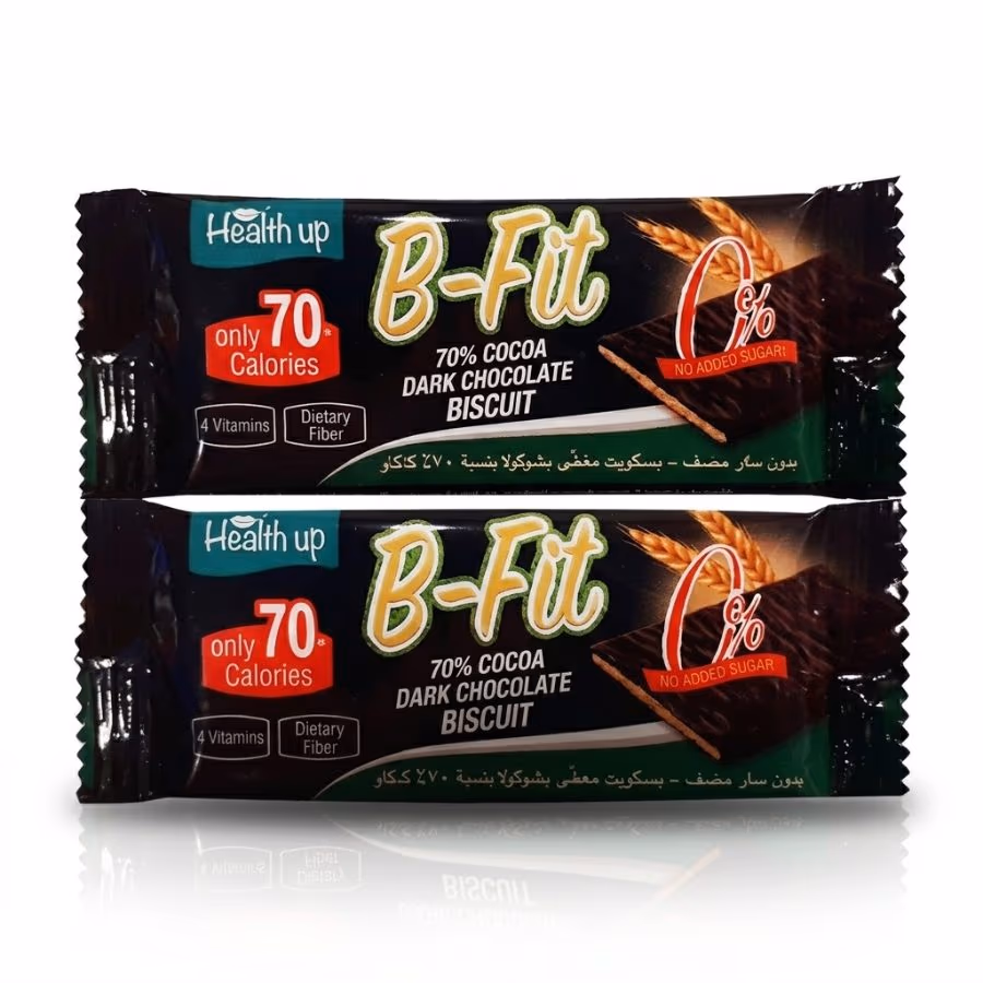 2 B-Fit Dark Chocolate Biscuit 17.5g