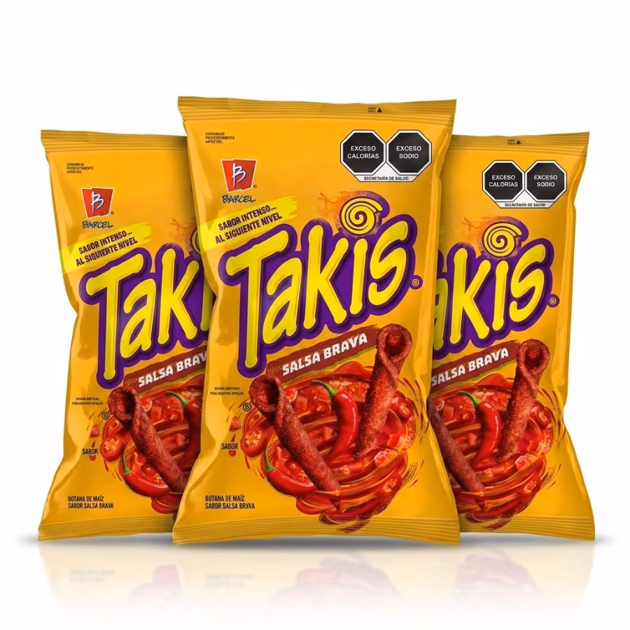 3 Mini Takis Salsa Brava 35g