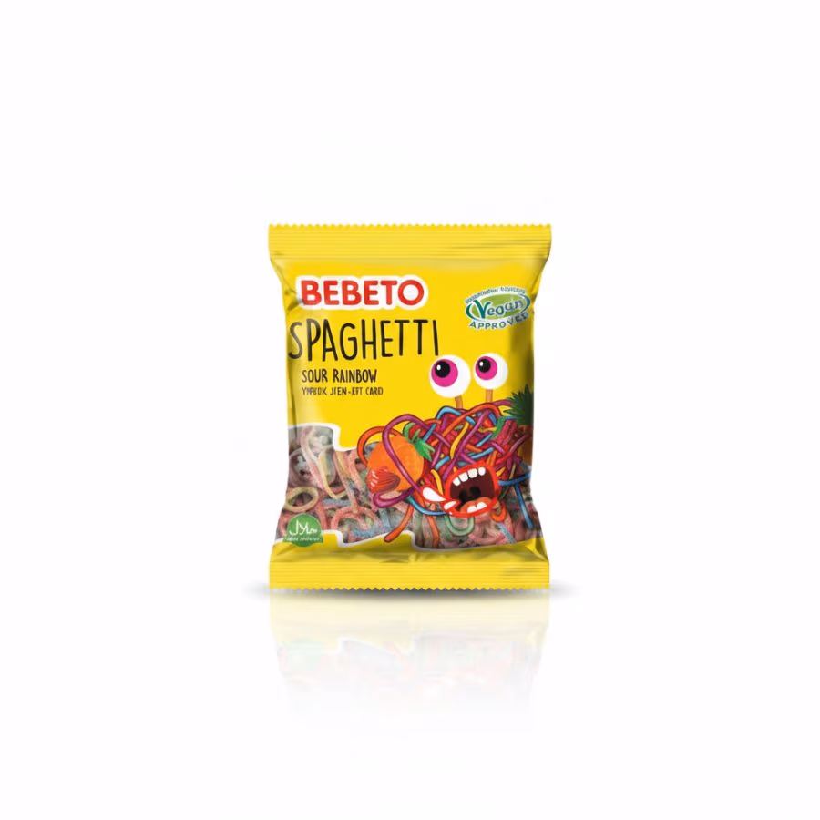 Bebeto Spaghetti Rainbow 80g