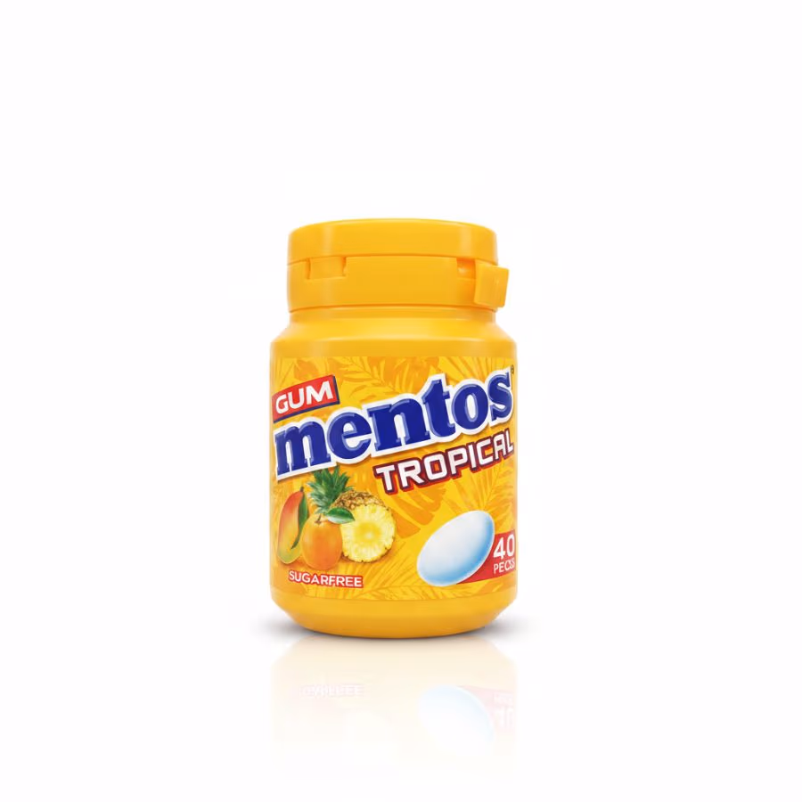 Mentos Tropical Bottle 60g