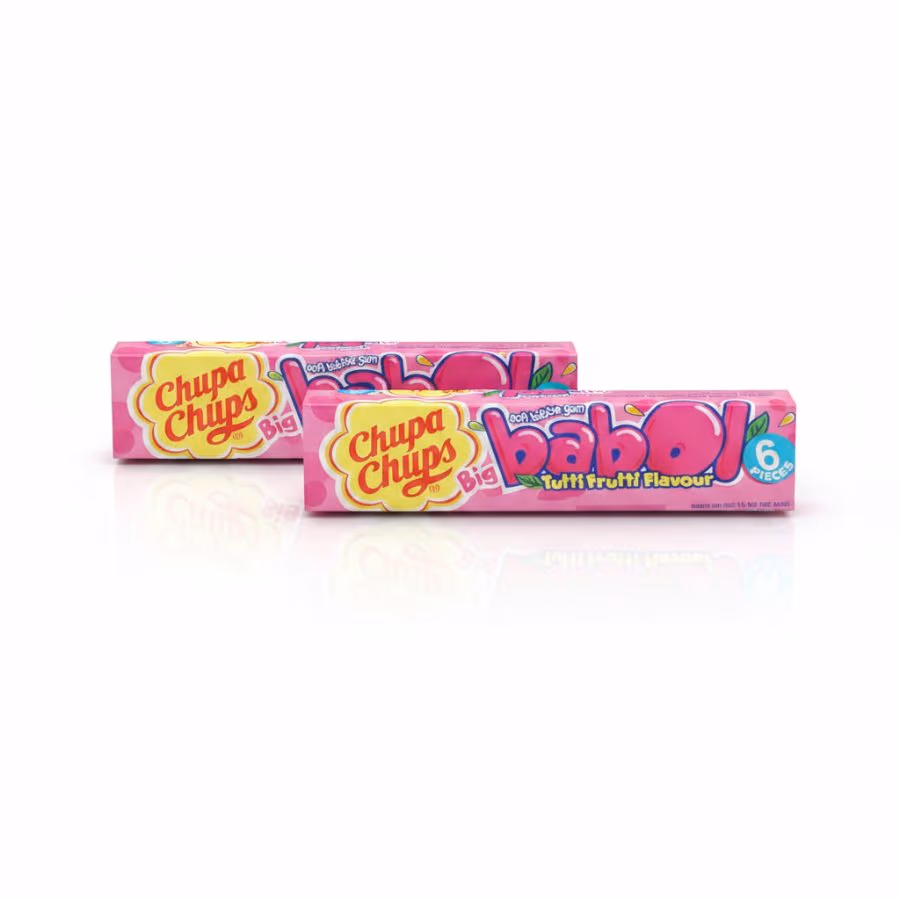 2 Chupa Chups Tutti Frutti Bubblegum