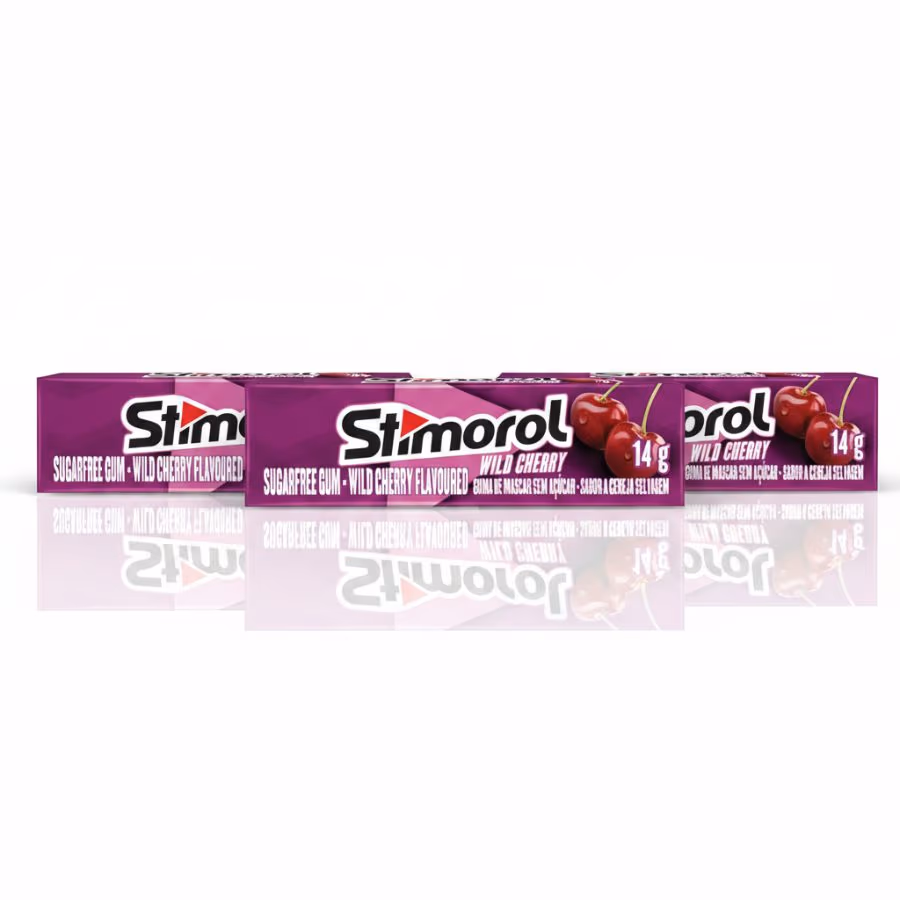 3 Stimorol Wild Cherry 14g