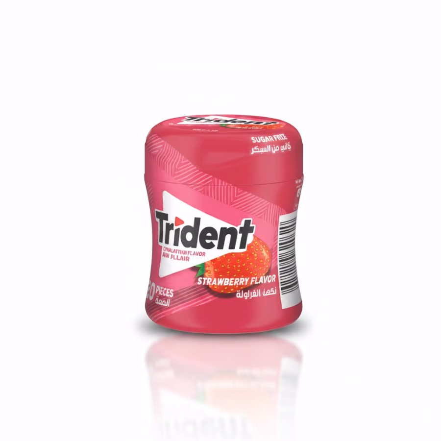 Trident Strawberry Bottle x60
