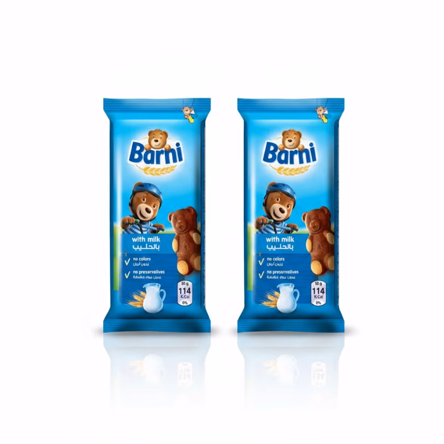 2 Barni Milk Filling 30g