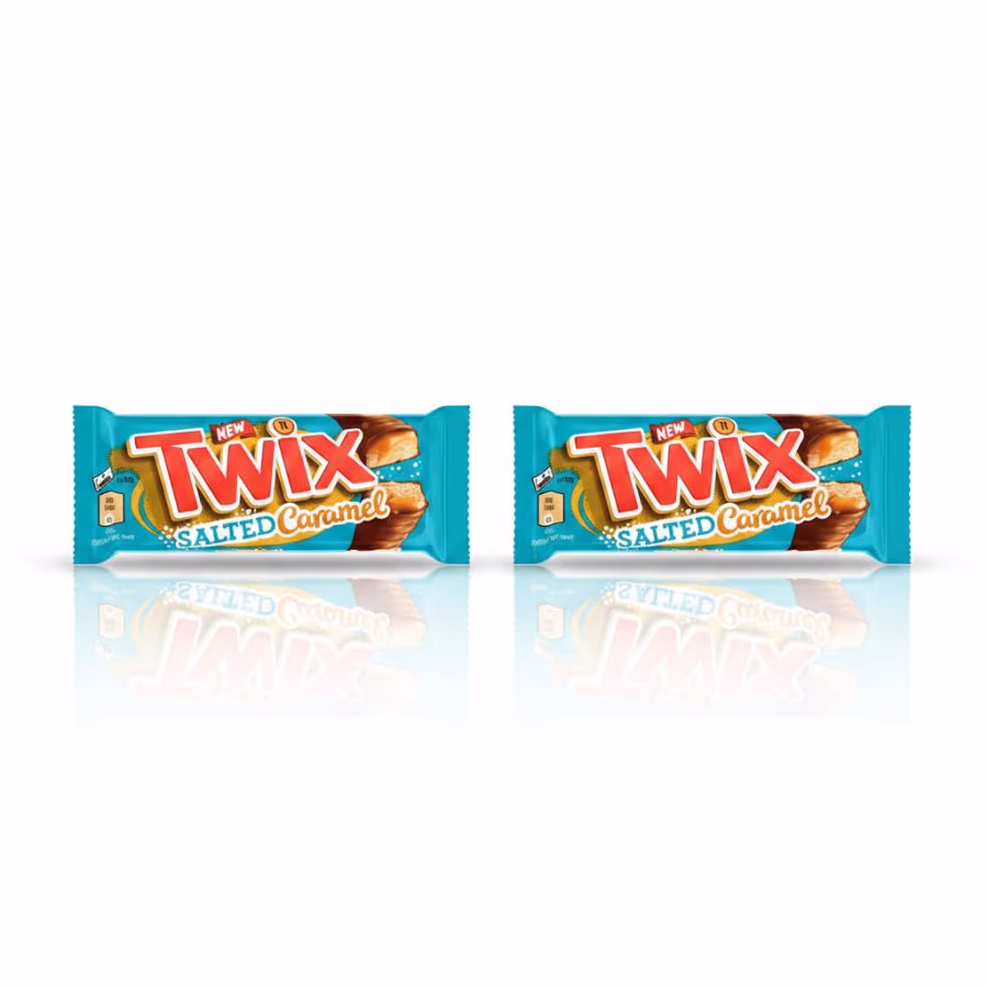 2 Twix Salted Caramel 46g