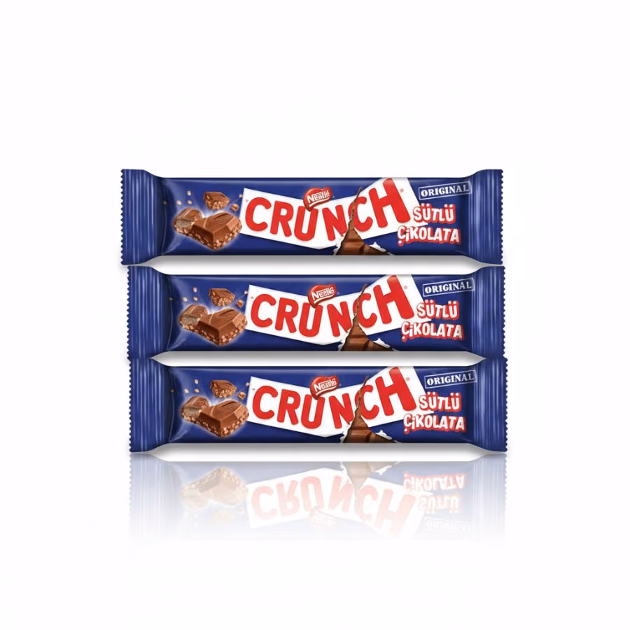 3 Nestle Crunch Choc 32g