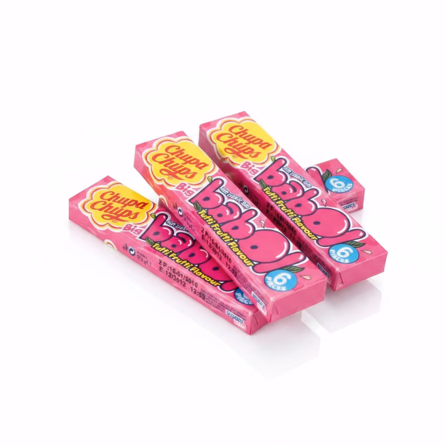 4 Chupa Chups Big Babol Fruit