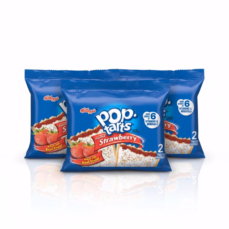 3 Pop Tarts Strawberry