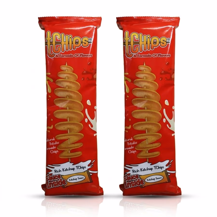 2 T-Chips Ketchup