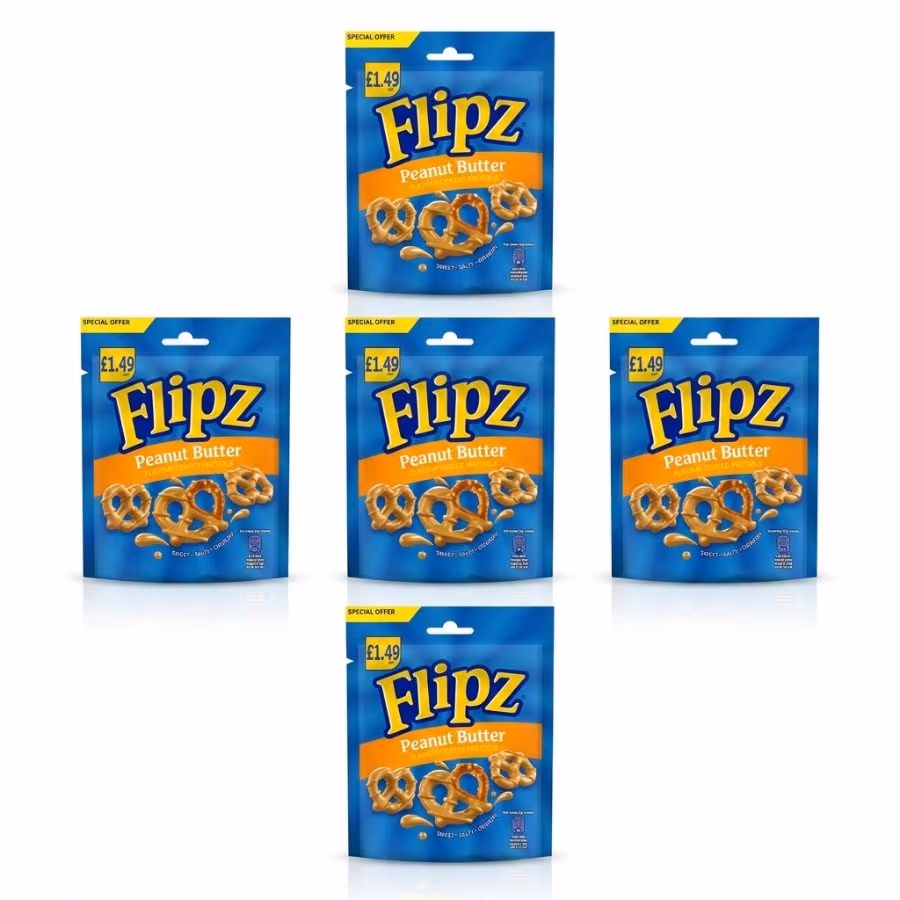 5 Flipz Peanut Butter