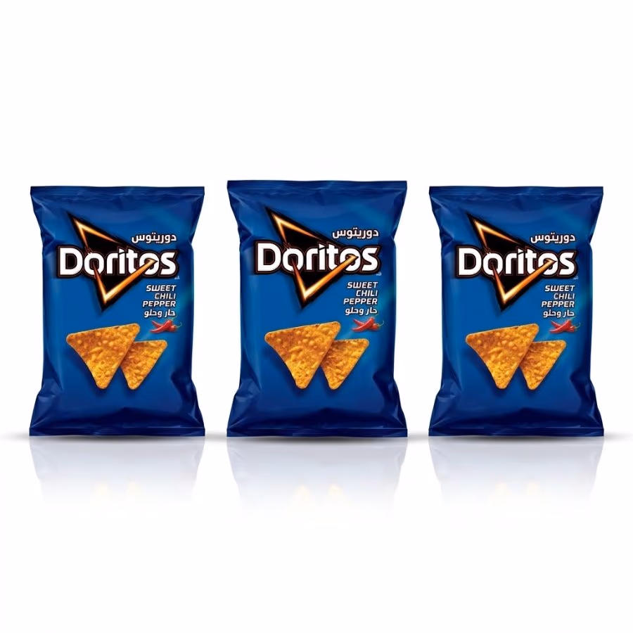 3 Doritos Sweet Chili Pepper 25g