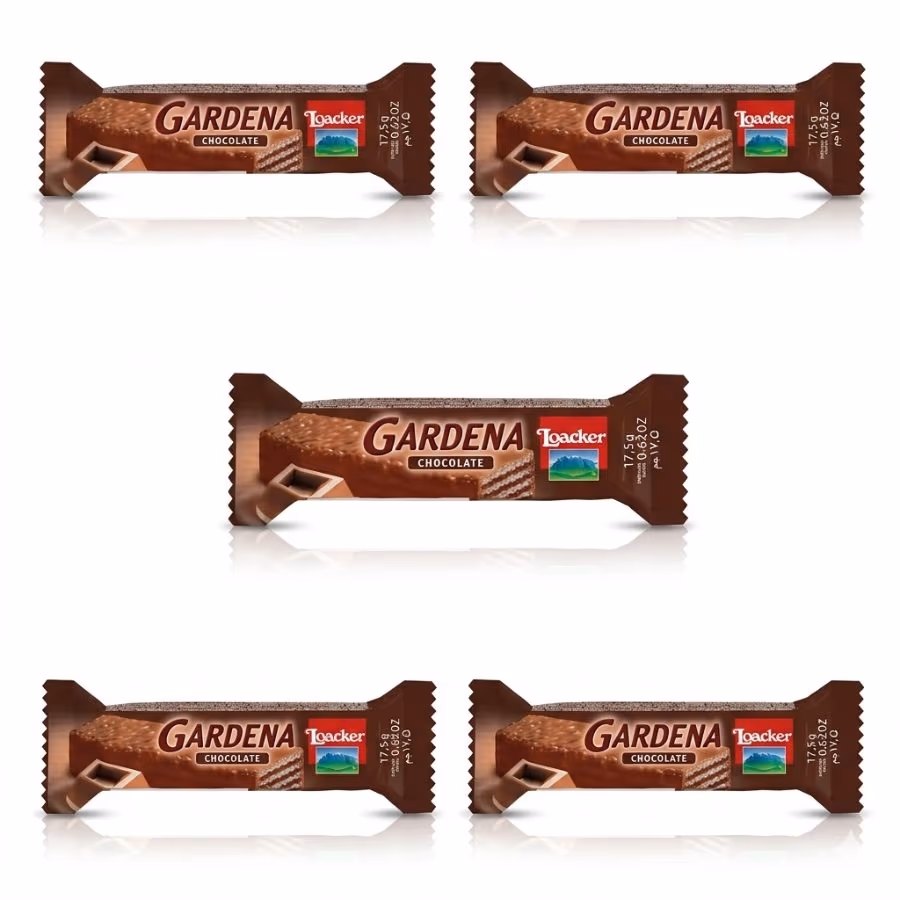 5 Loacker Gardena Chocolate 17.5g