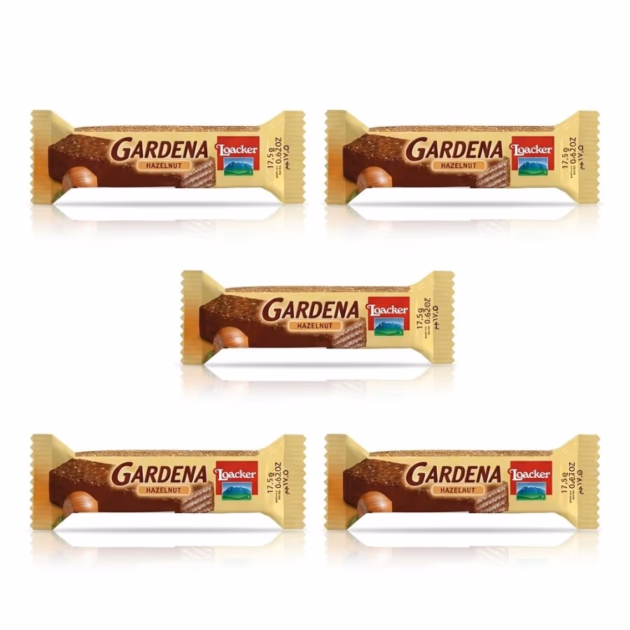 5 Loacker Gardena Hazelnut 17.5g