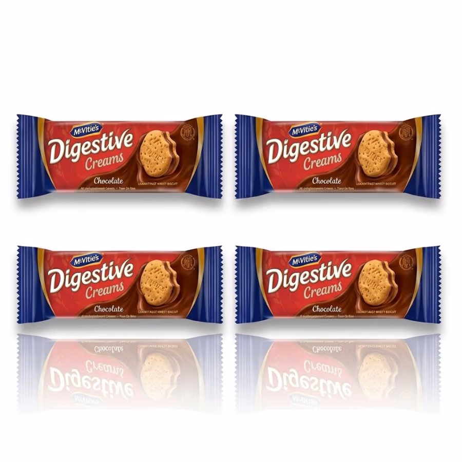 4 Digestive Creams Chocolate