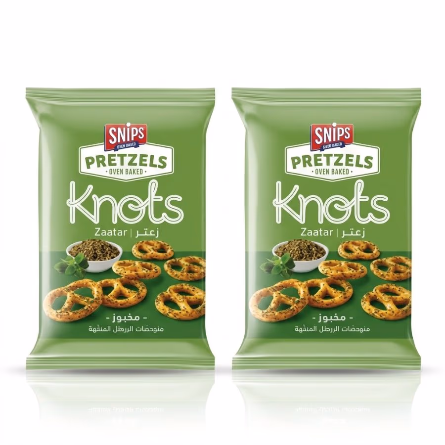 2 Snips Pretzels Knots Zaatar