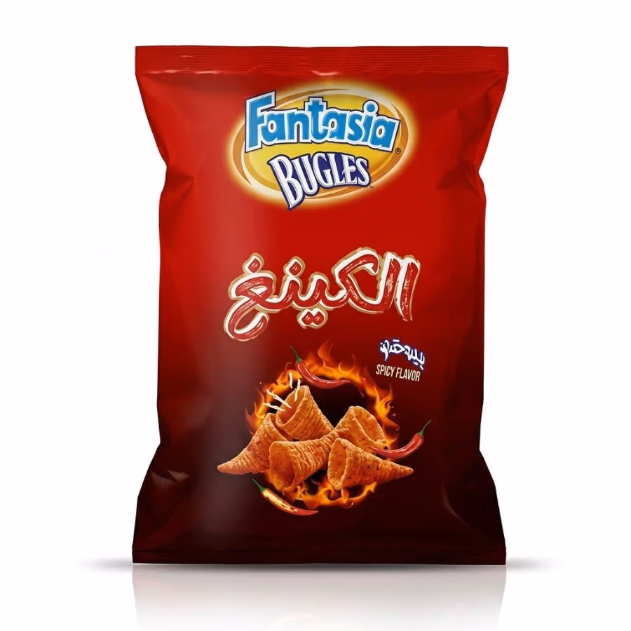 Fantasia Bugles Firey Hot 230g