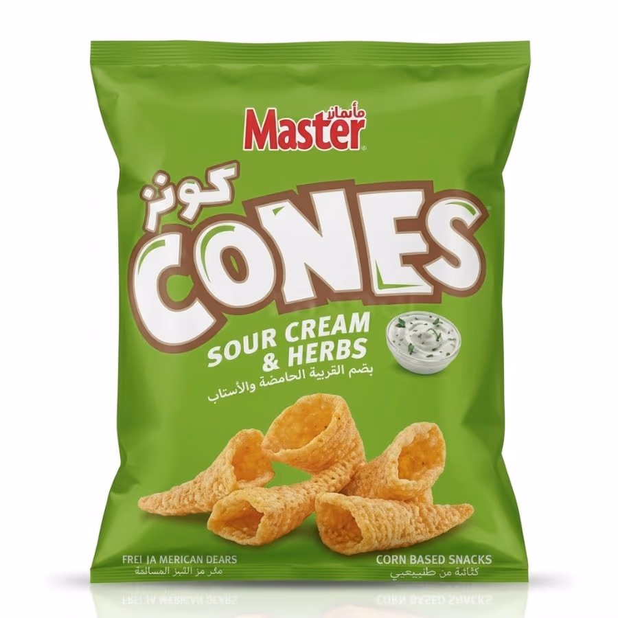 Master Cones Sour Cream & Herbs 12g