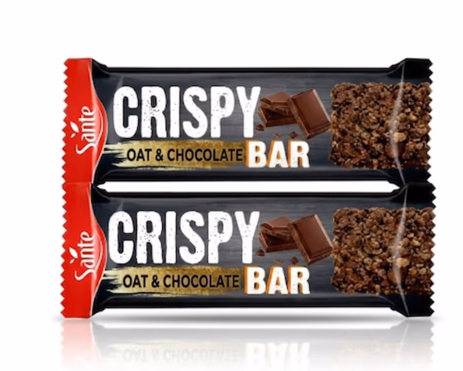 2 Crispy Bar Oat & Chocolate 40g