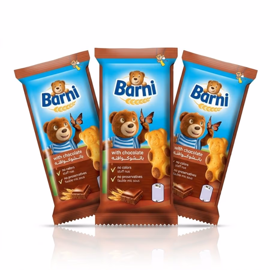 3 Barni With Chocolate 30g