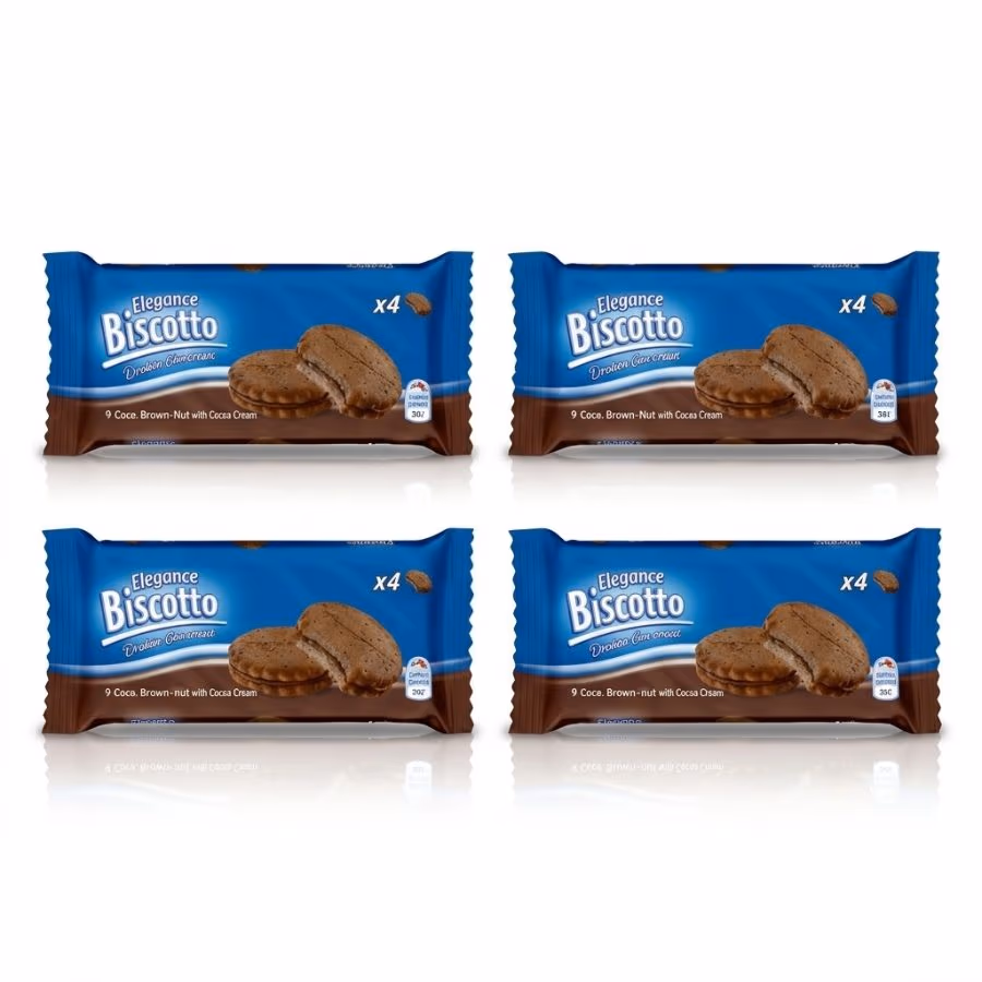 4 Elegance Biscotto Double Chocolate x4