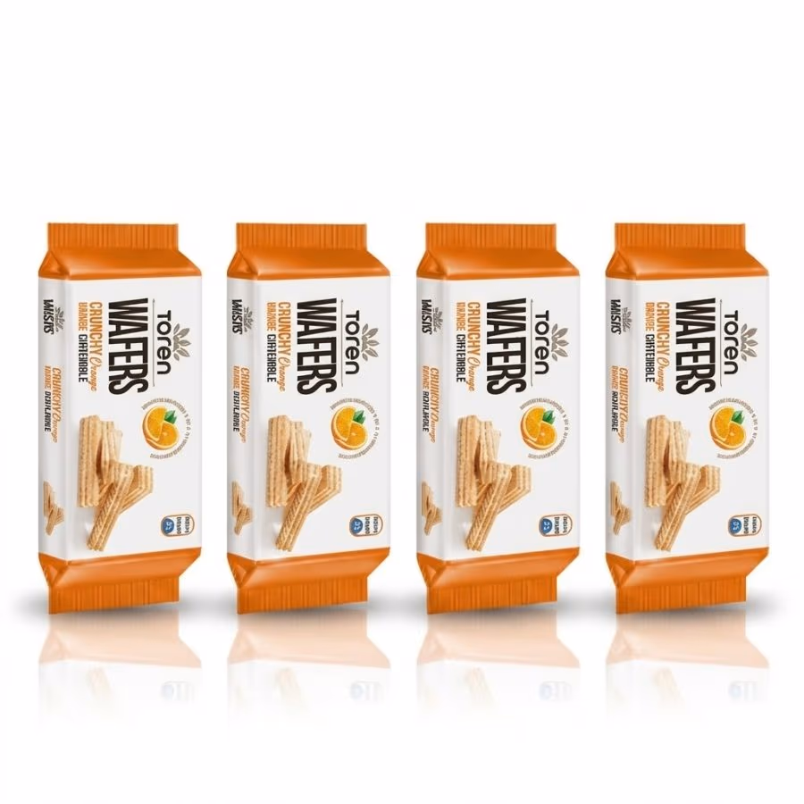 4 Toren Crunchy Wafers Orange