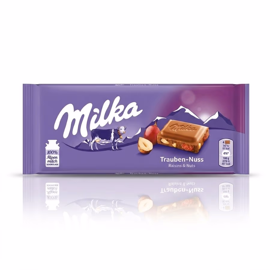Milka Raisins & Nuts 100g