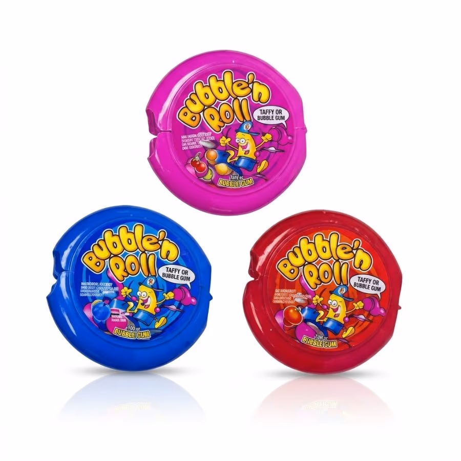 3 Bubble Rolls Chewing Gum